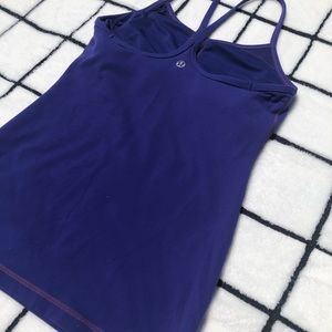 Lululemon: Power Y Tank in Purple
